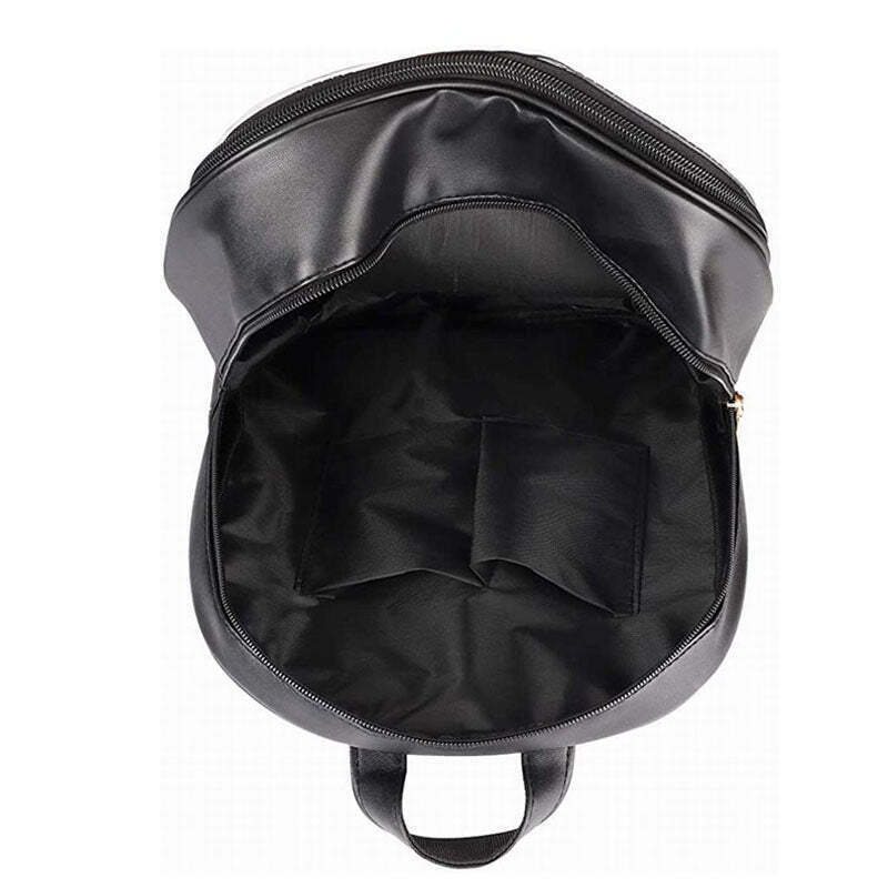 Black Backpack with Clear Window for Photocards and Pins Black Backpack with Clear Window for Photocards and Pins