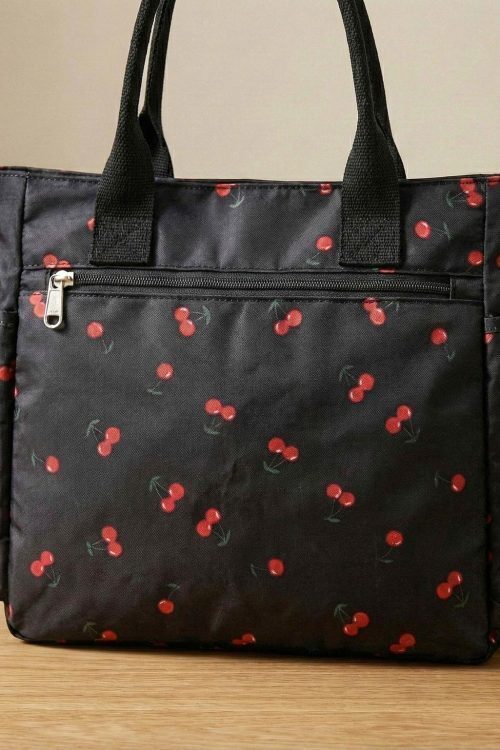 Black Cherry Messenger Bag for Pin Display