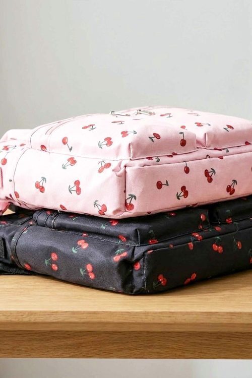 Black Cherry Messenger Bag for Pin Display