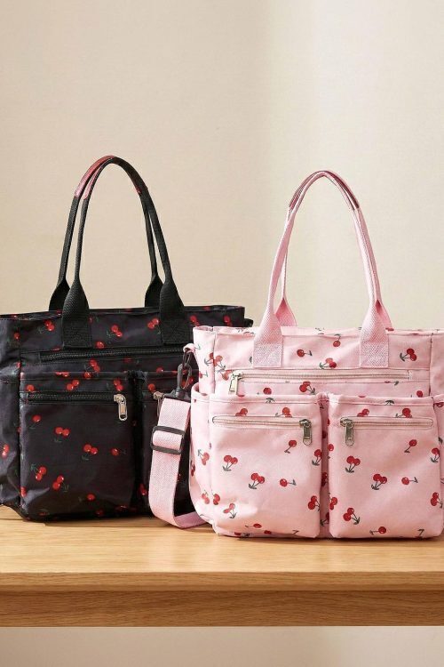 Black Cherry Messenger Bag for Pin Display