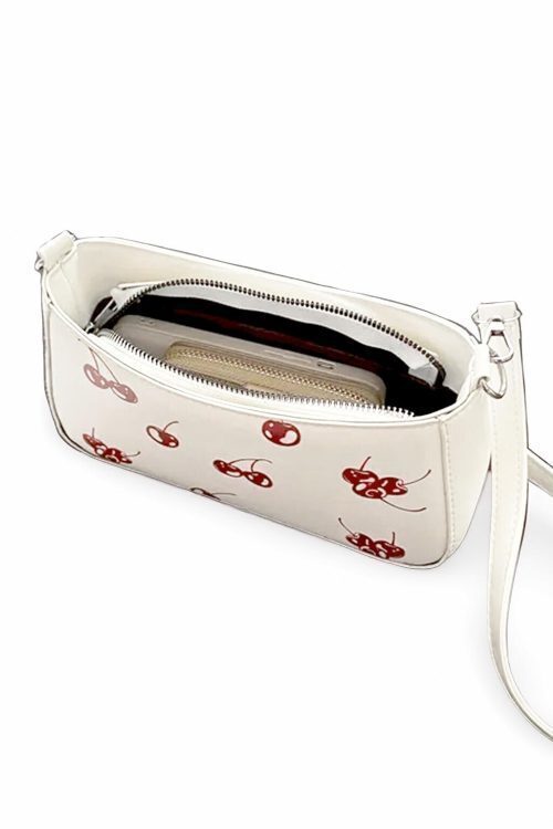 Black Cherry Shoulder Bag for Pin Display