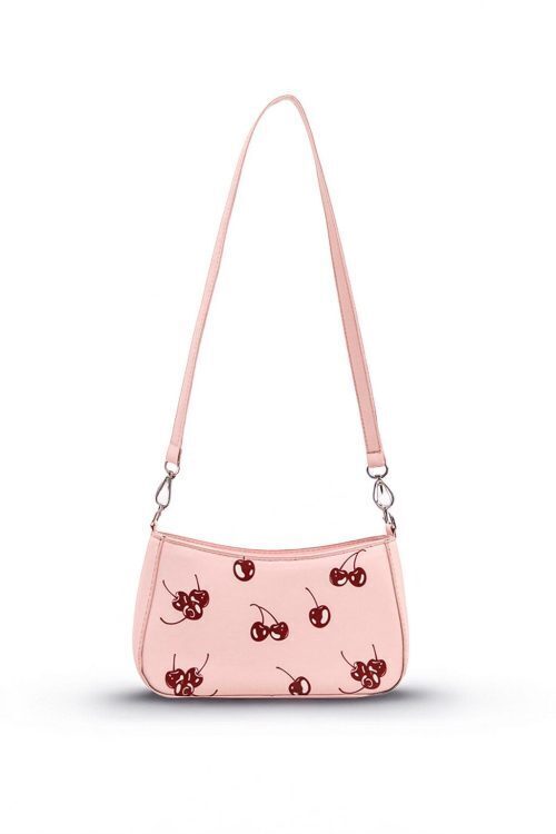 Black Cherry Shoulder Bag for Pin Display