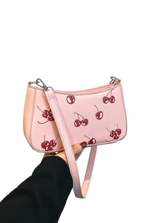 Black Cherry Shoulder Bag for Pin Display