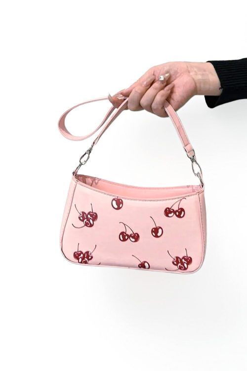 Black Cherry Shoulder Bag for Pin Display