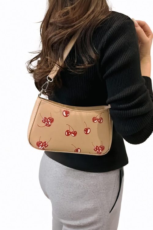 Black Cherry Shoulder Bag for Pin Display