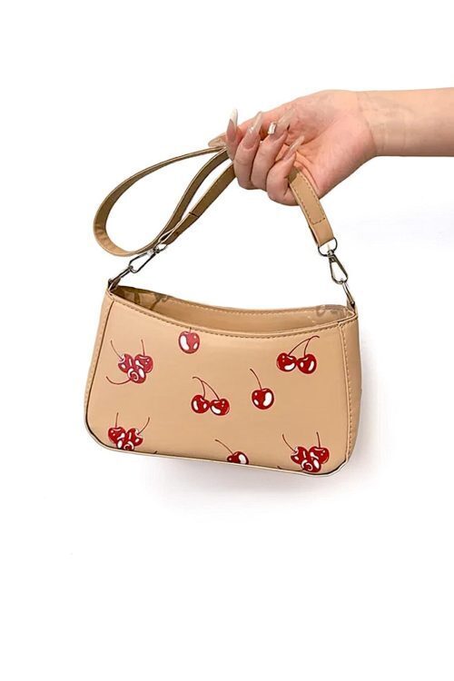 Black Cherry Shoulder Bag for Pin Display