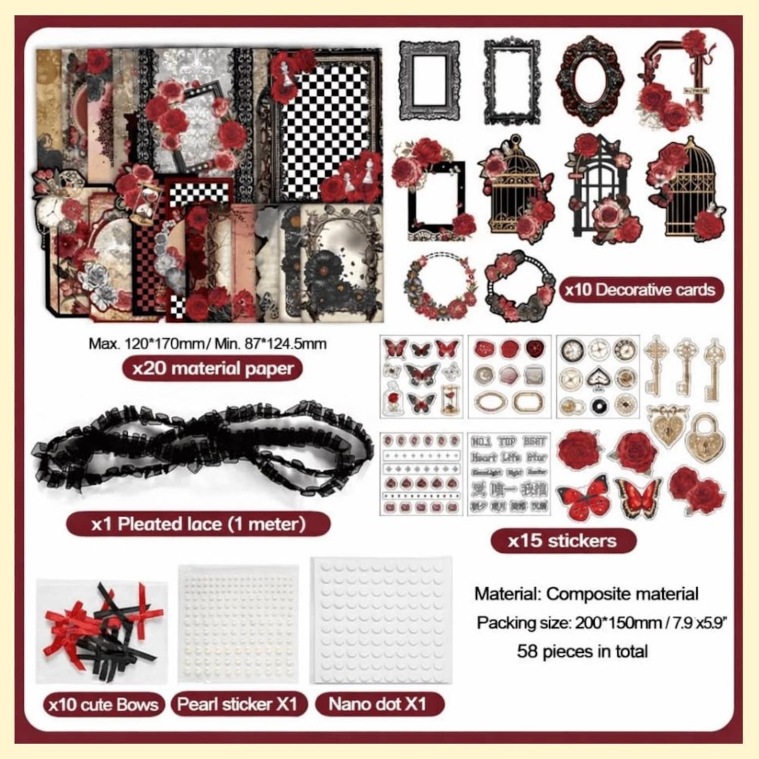 Black Convertible Ita Bag with Clear Window for Photocards and Pins Black Convertible Ita Bag with Clear Window for Photocards and Pins