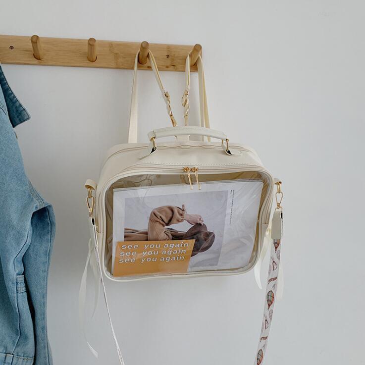 Black Ita Backpack for Plushies and Pins Black Ita Backpack for Plushies and Pins