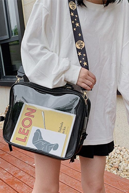 Black Ita Backpack for Plushies and Pins