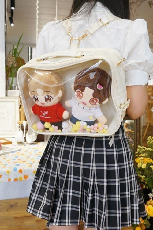 Black Ita Backpack for Plushies and Pins