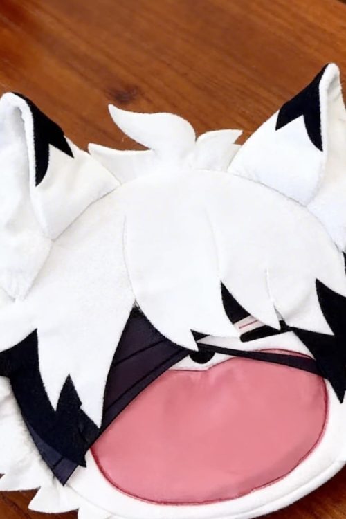 Black Ita Backpack with Clear Window for Plushies and Pins