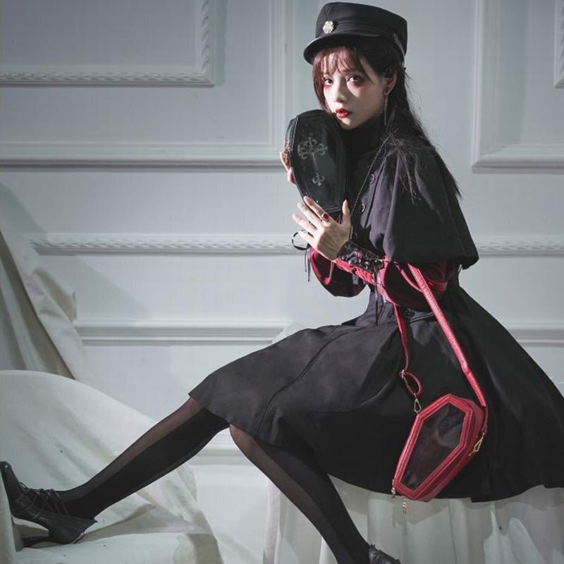 Black Ita Bag with Clear Window for Pin Display Black Ita Bag with Clear Window for Pin Display