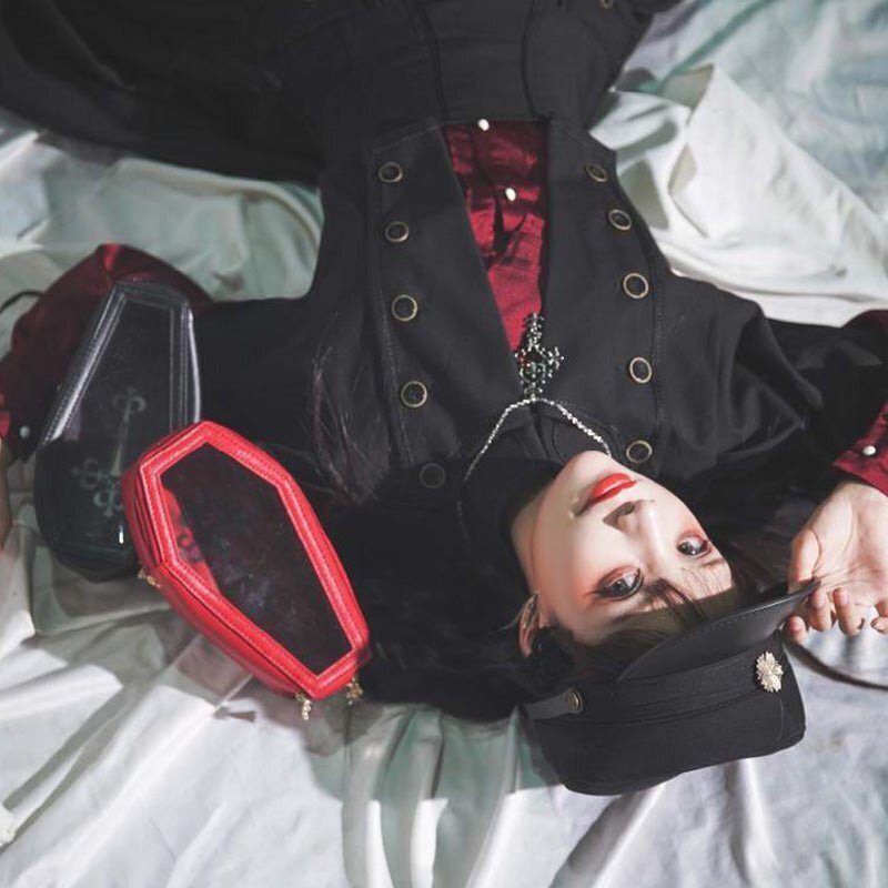 Black Ita Bag with Clear Window for Pin Display Black Ita Bag with Clear Window for Pin Display