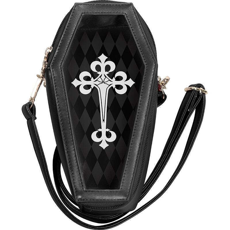 Black Ita Bag with Clear Window for Pin Display Black Ita Bag with Clear Window for Pin Display