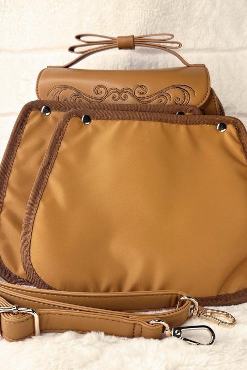 Black Ita Bag with Clear Window for Pin Display