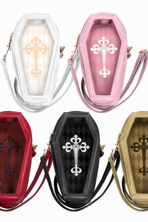 Black Ita Bag with Clear Window for Pin Display