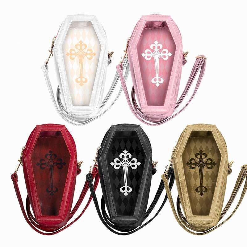 Black Ita Bag with Clear Window for Pin Display Black Ita Bag with Clear Window for Pin Display