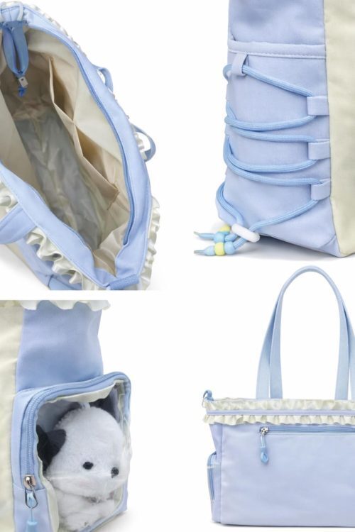 Black Ita Shoulder Bag for Pin Display