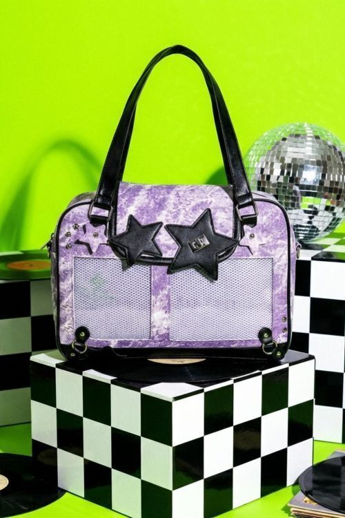 Black Kawaii Convertible Ita Bag for Pin Display