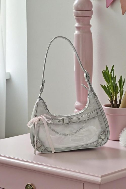 Black Kawaii Convertible Ita Bag for Pin Display