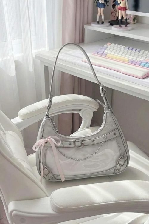 Black Kawaii Convertible Ita Bag for Pin Display