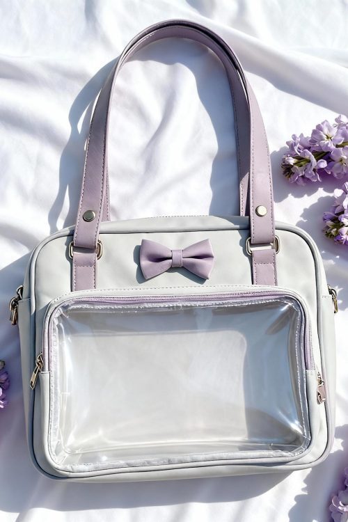 Black Kawaii Ita Handbag for Pin Display