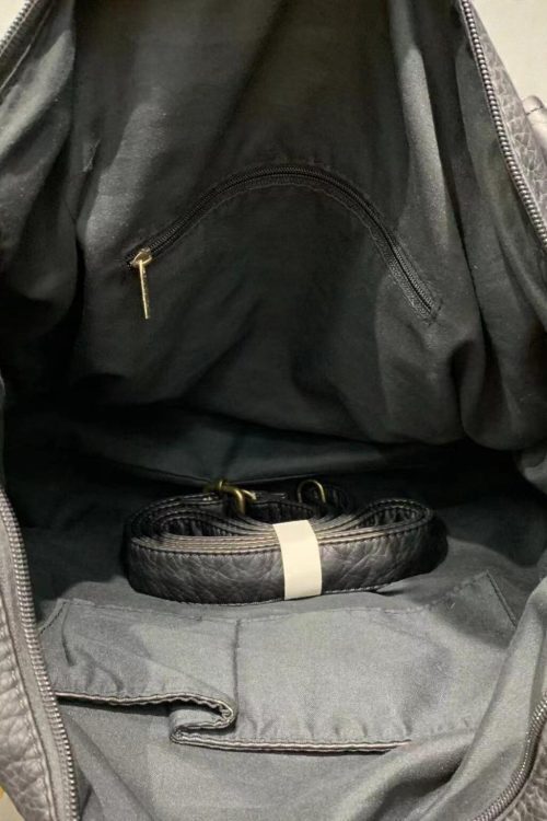 Black Y2K Vintage Crossbody Bag for Pin Display