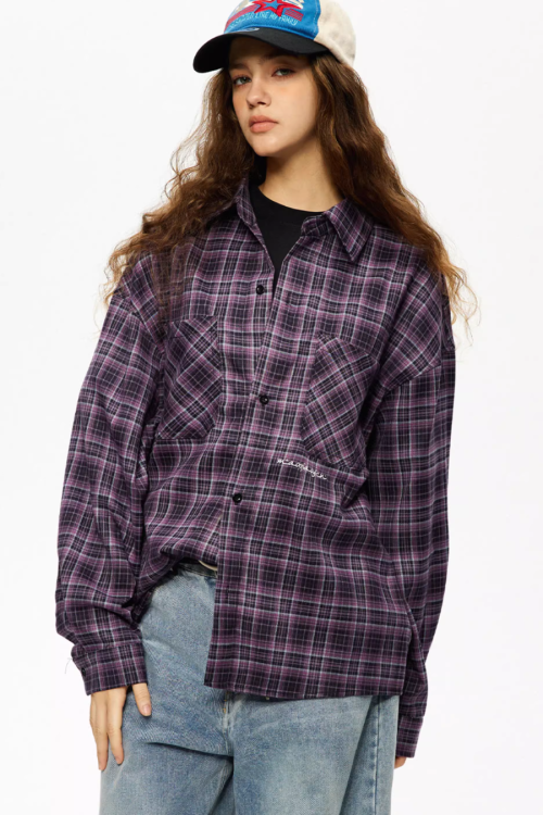 Block Plaid Street Shirt