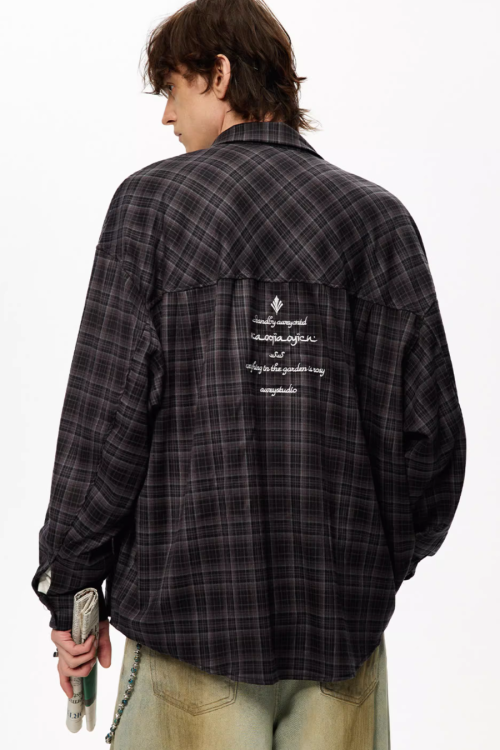 Block Plaid Street Shirt