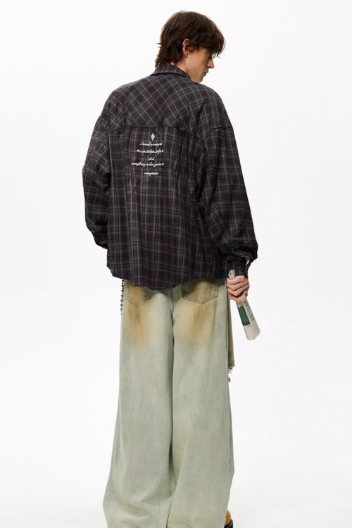 Block Plaid Street Shirt