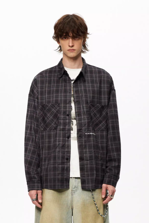 Block Plaid Street Shirt