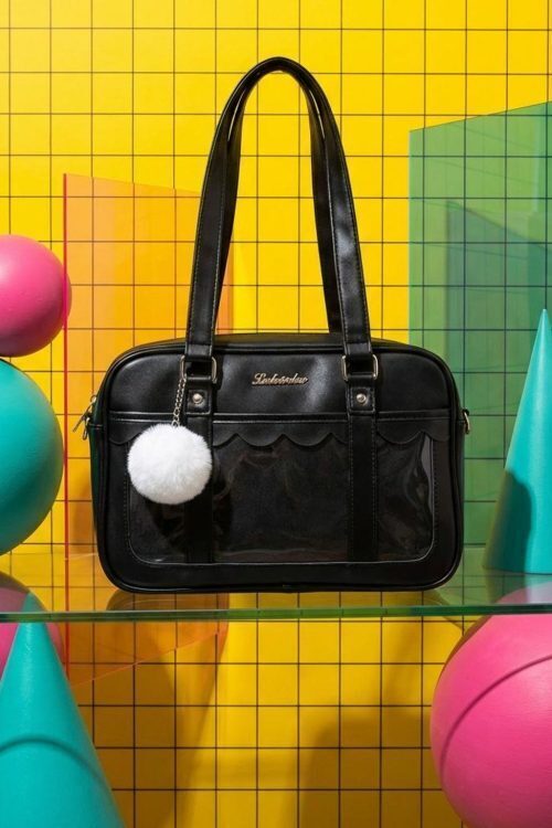 Blue Kawaii Convertible Ita Bag for Pin Display