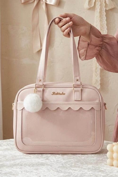 Blue Kawaii Convertible Ita Bag for Pin Display