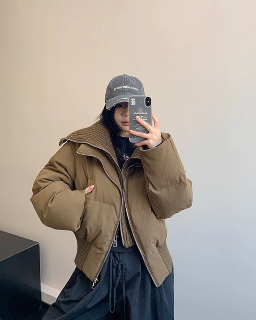 Boa Collar Down Jacket Boa Collar Down Jacket