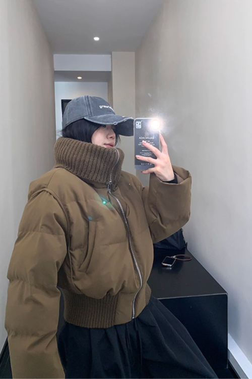 Boa Collar Down Jacket