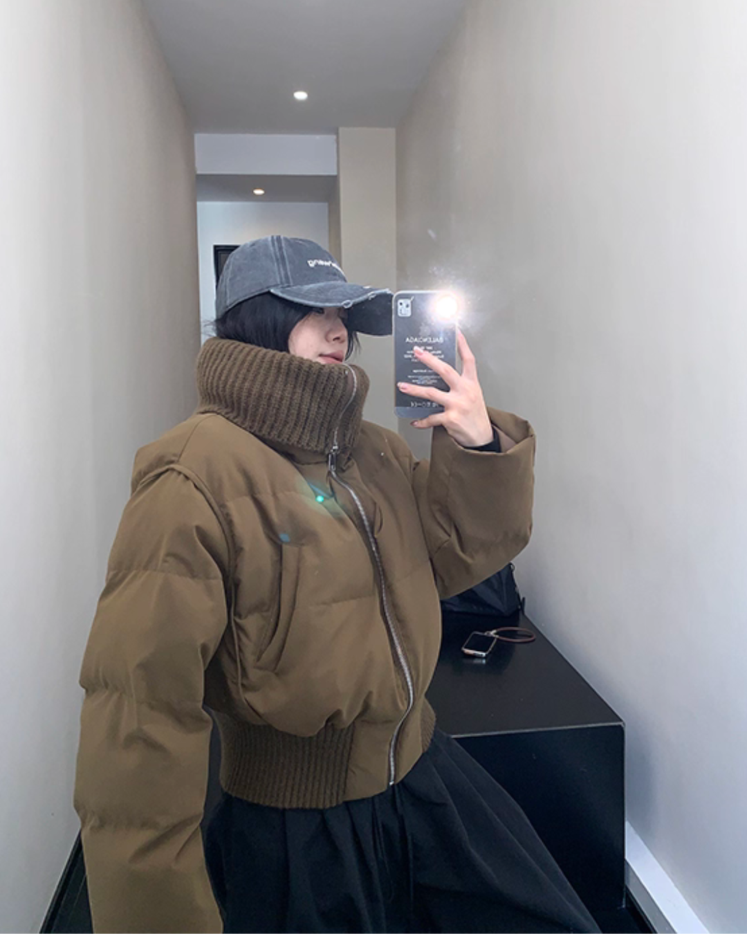 Boa Collar Down Jacket Boa Collar Down Jacket