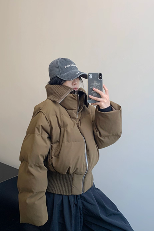 Boa Collar Down Jacket