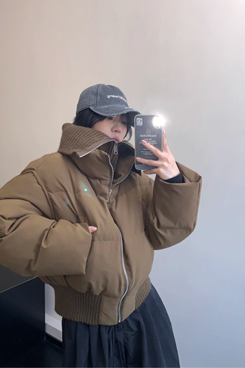 Boa Collar Down Jacket