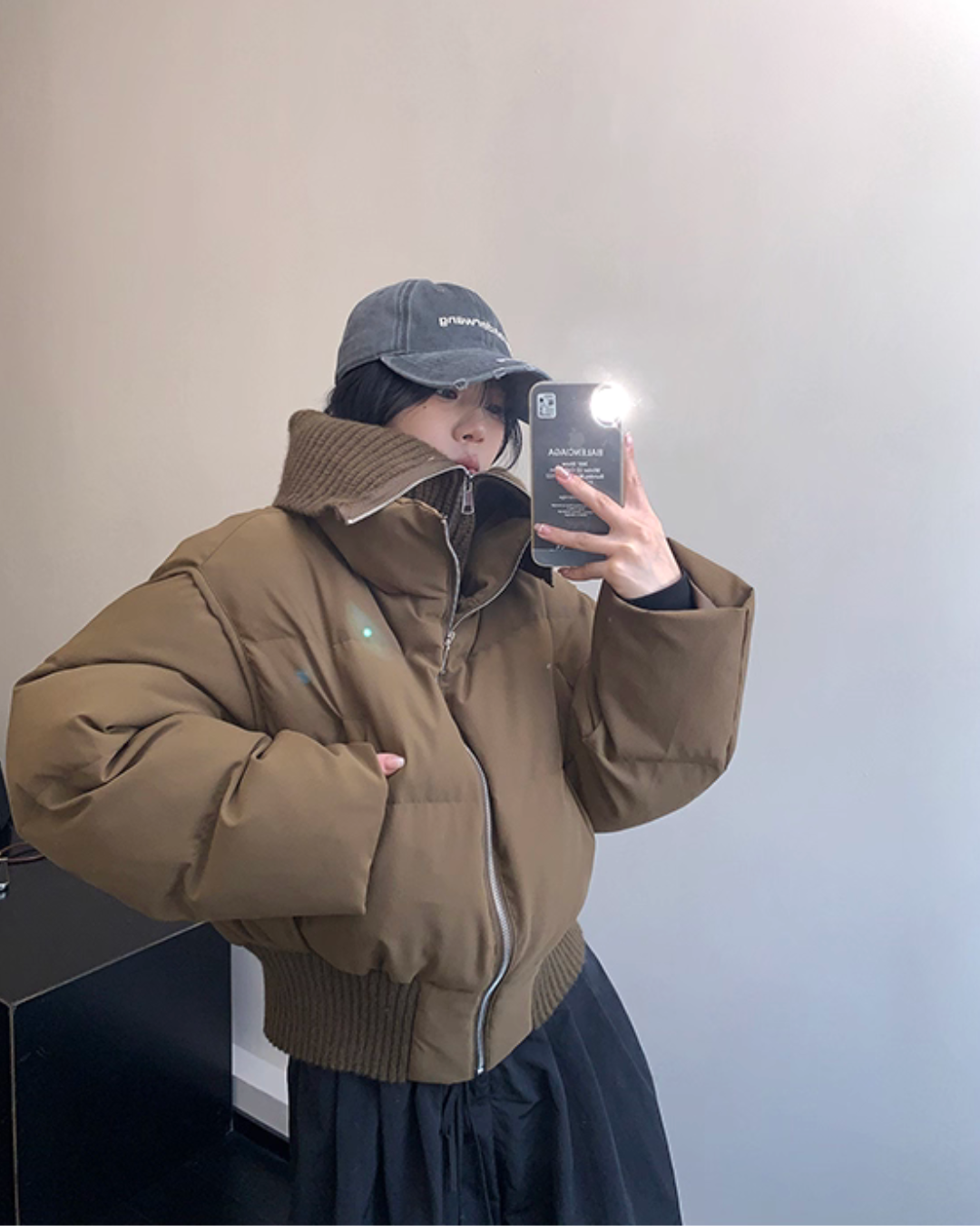 Boa Collar Down Jacket Boa Collar Down Jacket