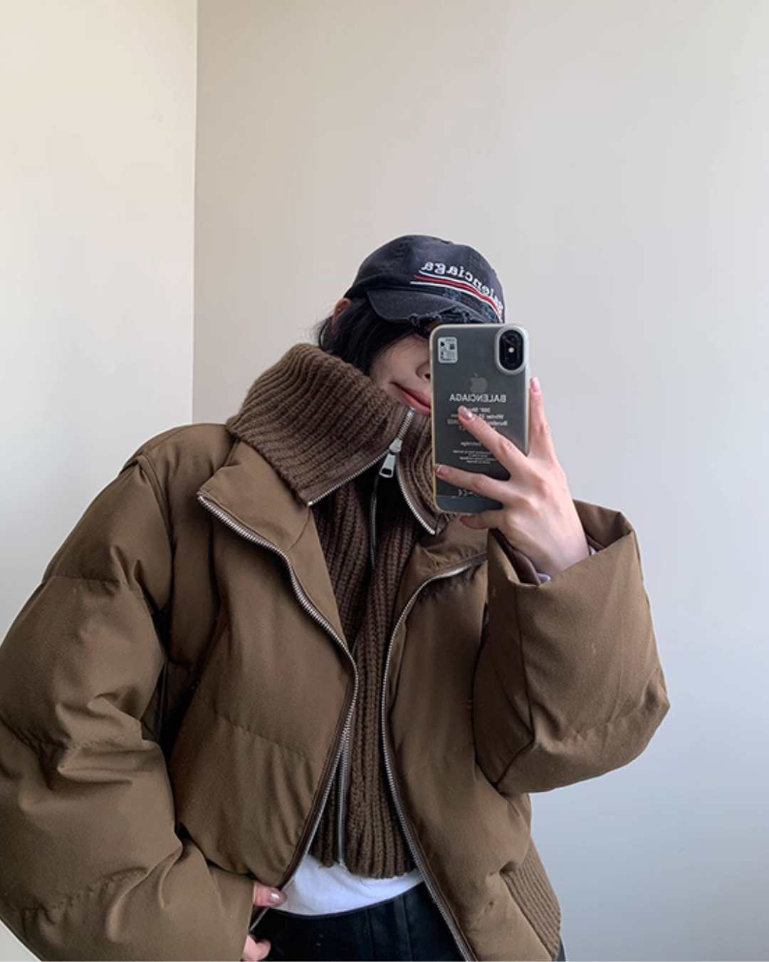 Boa Collar Down Jacket Boa Collar Down Jacket