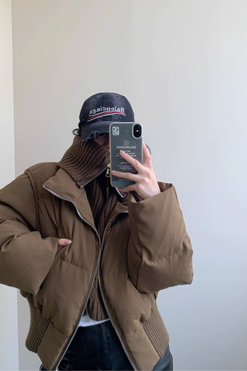 Boa Collar Down Jacket