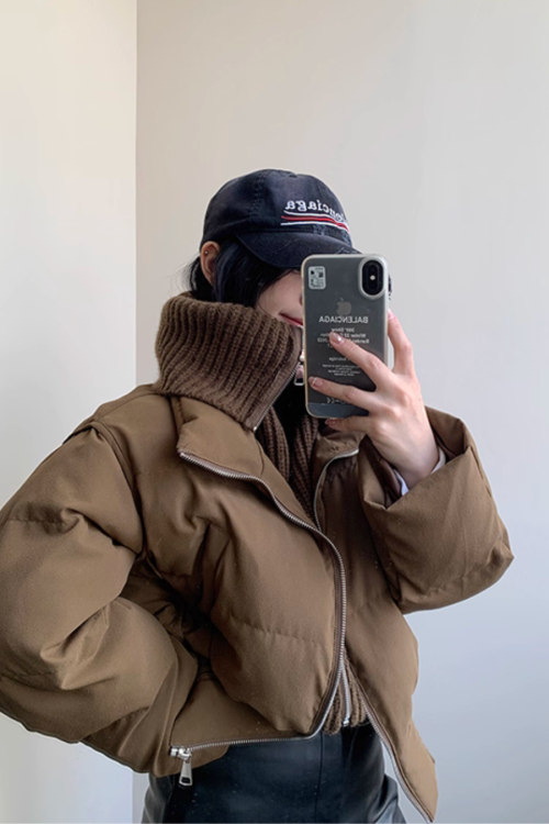 Boa Collar Down Jacket