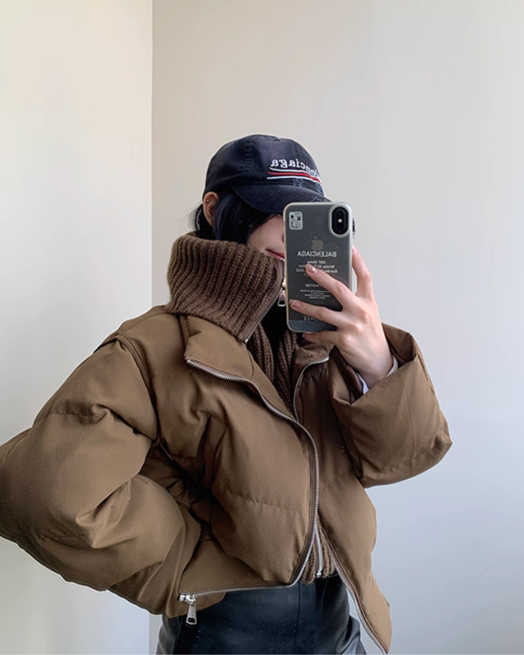 Boa Collar Down Jacket Boa Collar Down Jacket