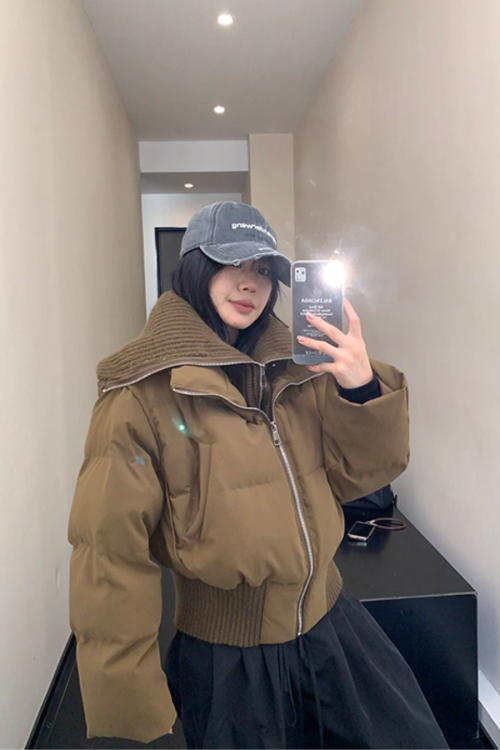 Boa Collar Down Jacket