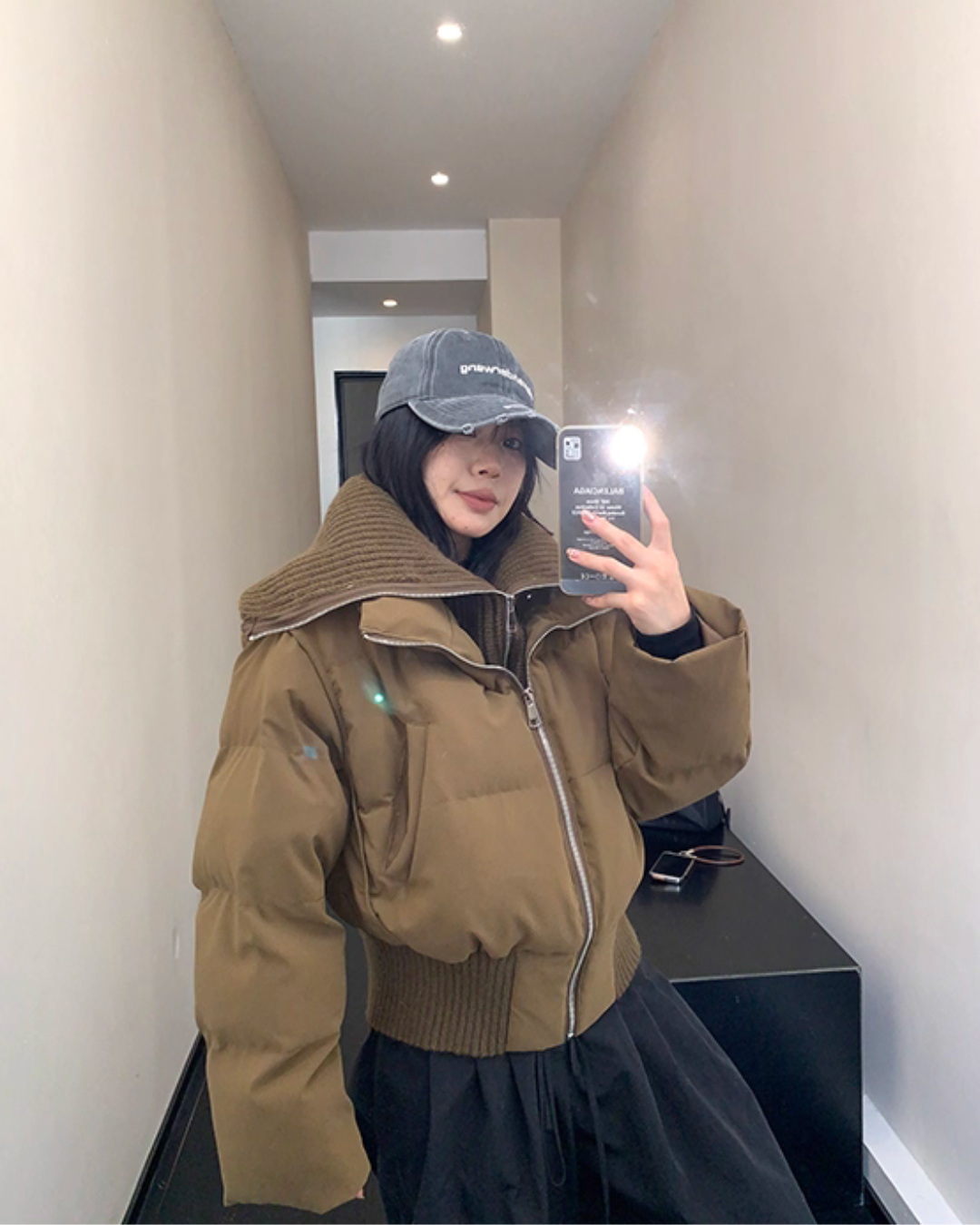 Boa Collar Down Jacket Boa Collar Down Jacket