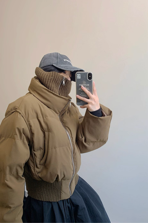 Boa Collar Down Jacket