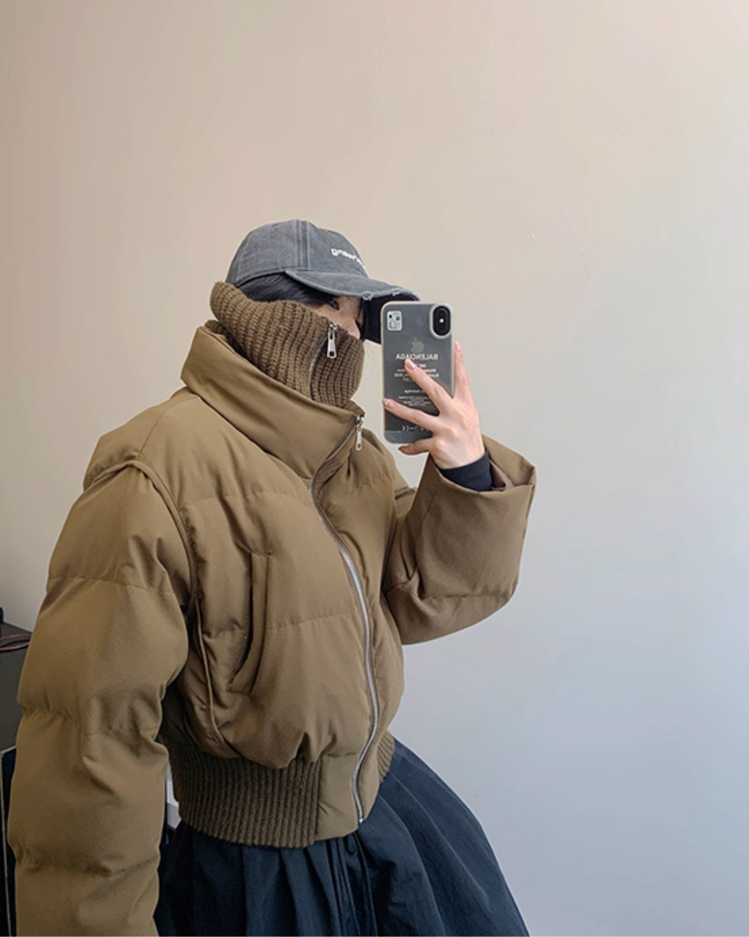 Boa Collar Down Jacket Boa Collar Down Jacket