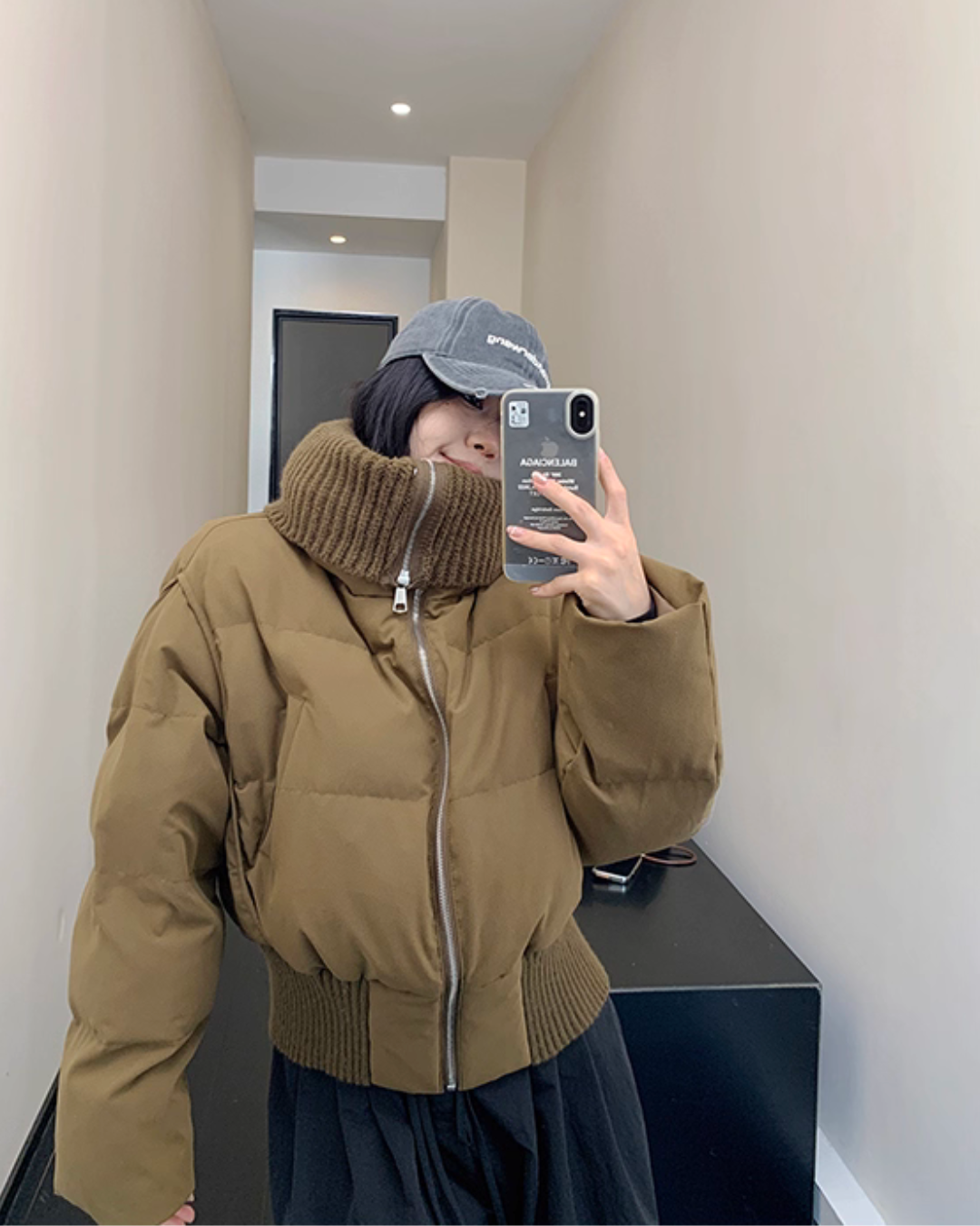 Boa Collar Down Jacket Boa Collar Down Jacket