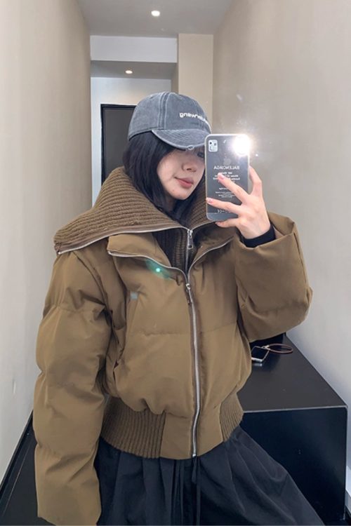 Boa Collar Down Jacket