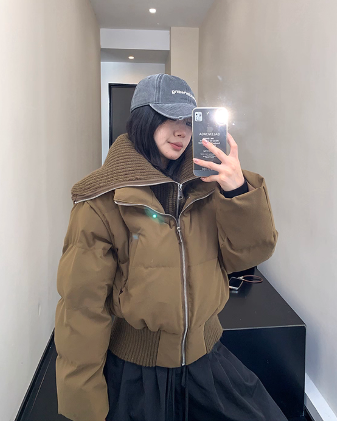 Boa Collar Down Jacket Boa Collar Down Jacket